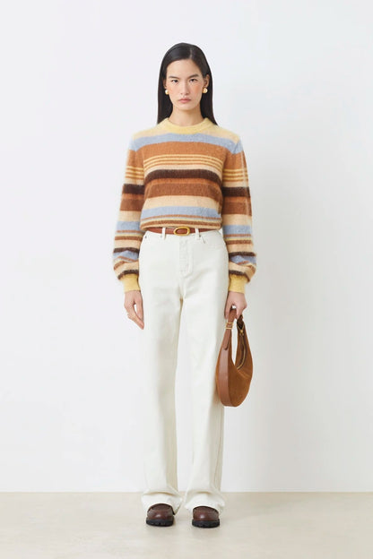 PRIORIS MULTI STRIPE SWEATER