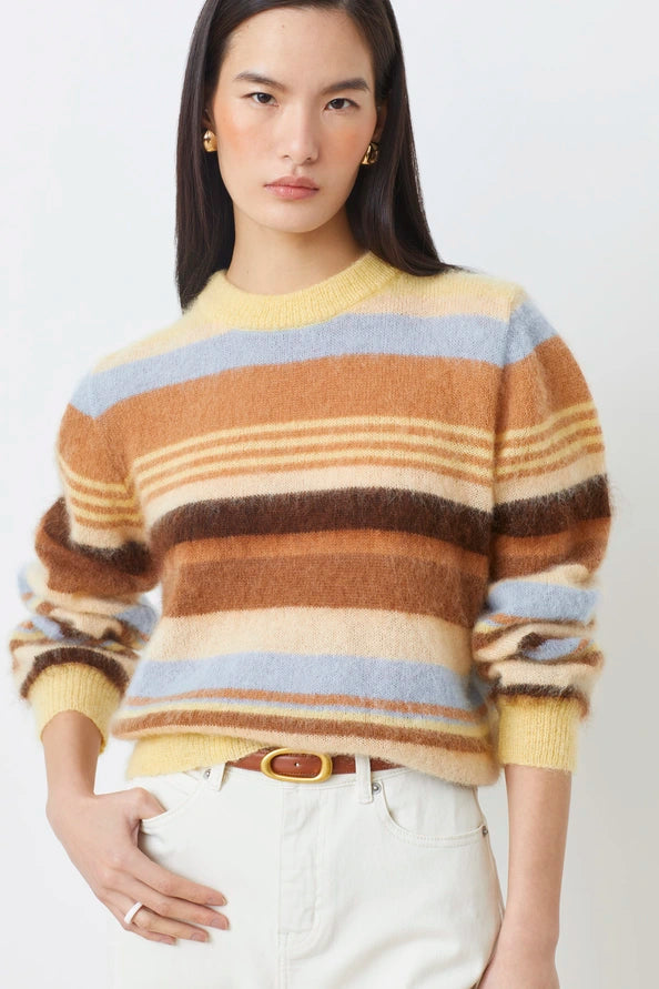 PRIORIS MULTI STRIPE SWEATER