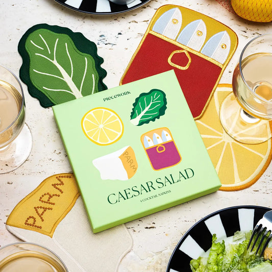 CEASAR SALAD LINEN NAPKIN SET