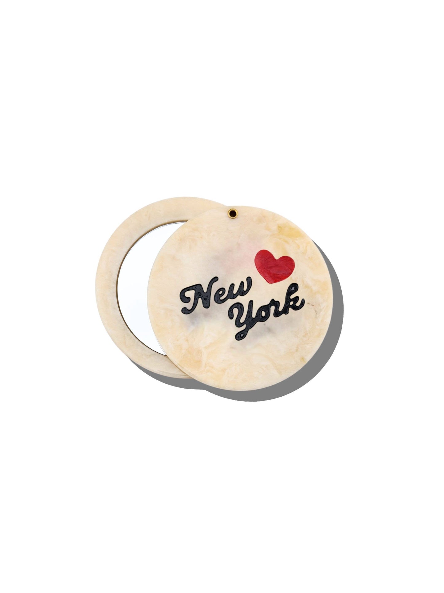 Hand-painted I Heart New York Mirror