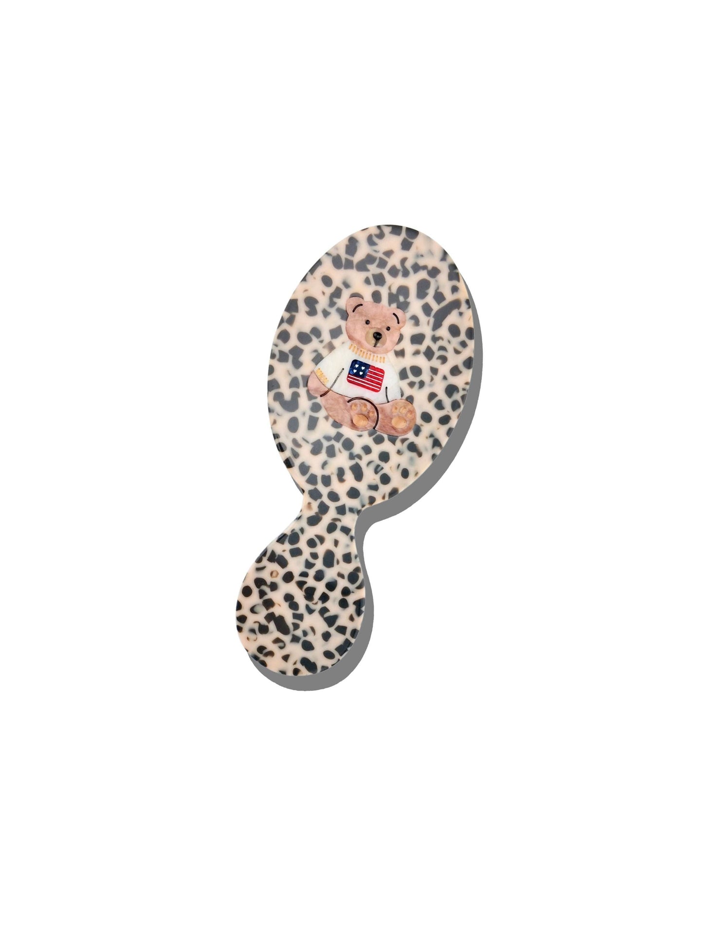 AMERICAN TEDDY HAND PAINTED MINI BRUSH