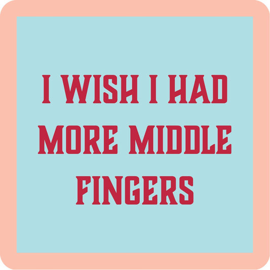 MIDDLE FINGER COASTER