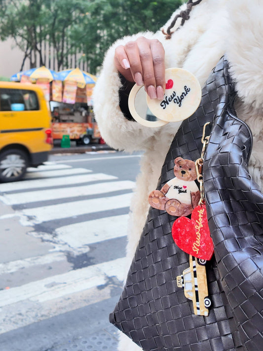 Hand-painted I Heart New York Mirror