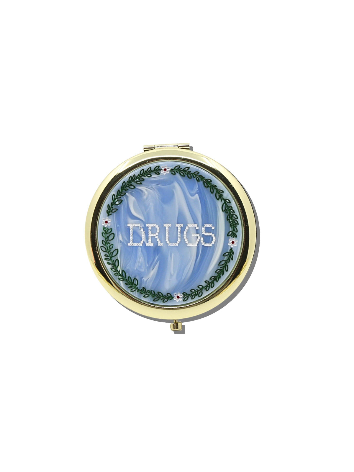 Cross Stitch Drugs Handbag Hero Pill Case