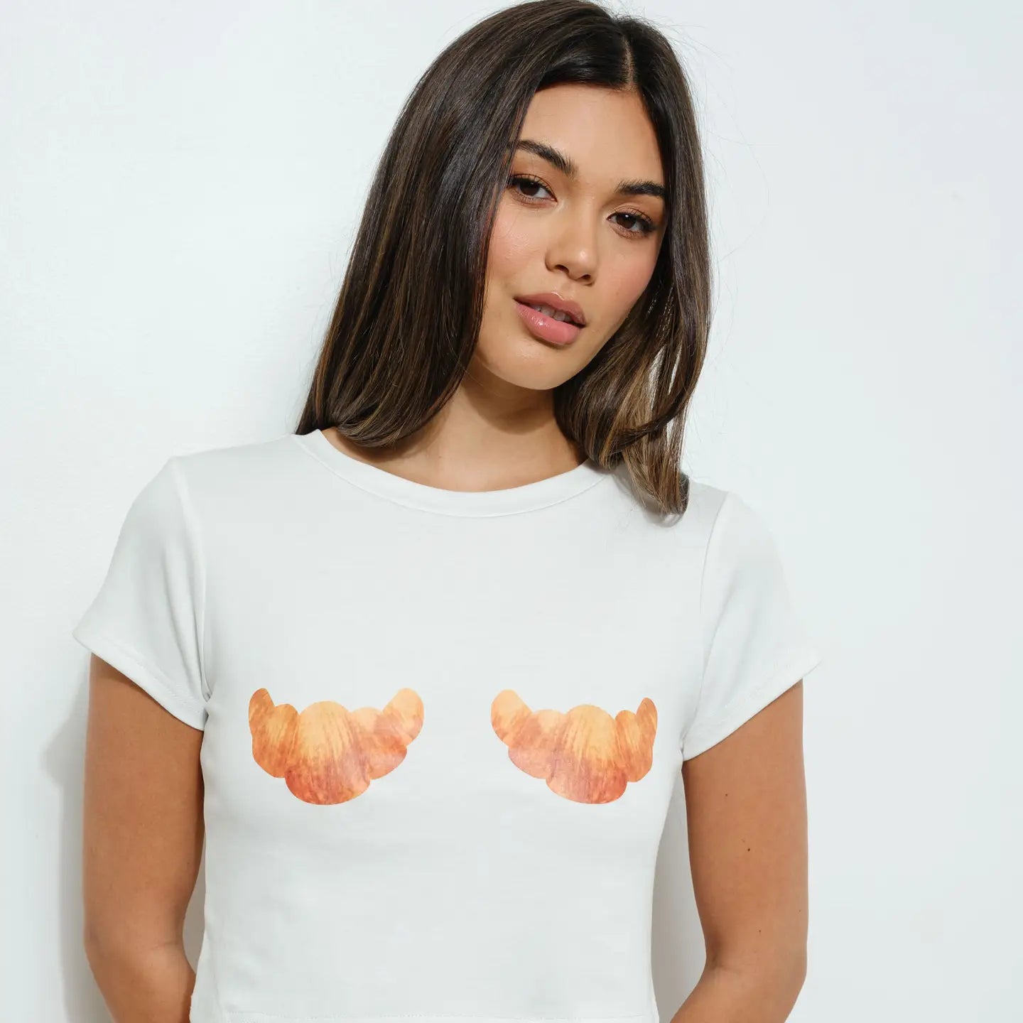 CROISSANT CROP TEE