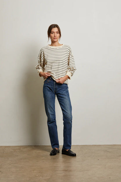 NIALL STRIPE 3/4 SWEATSHIRT