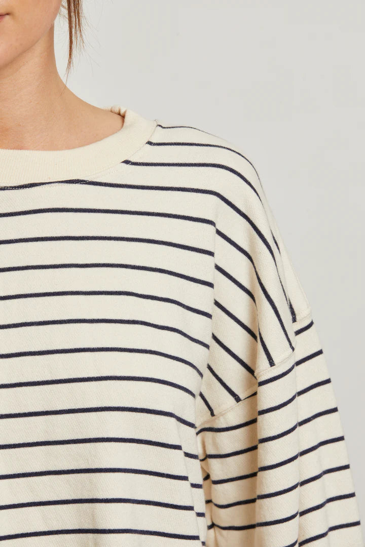 NIALL STRIPE 3/4 SWEATSHIRT
