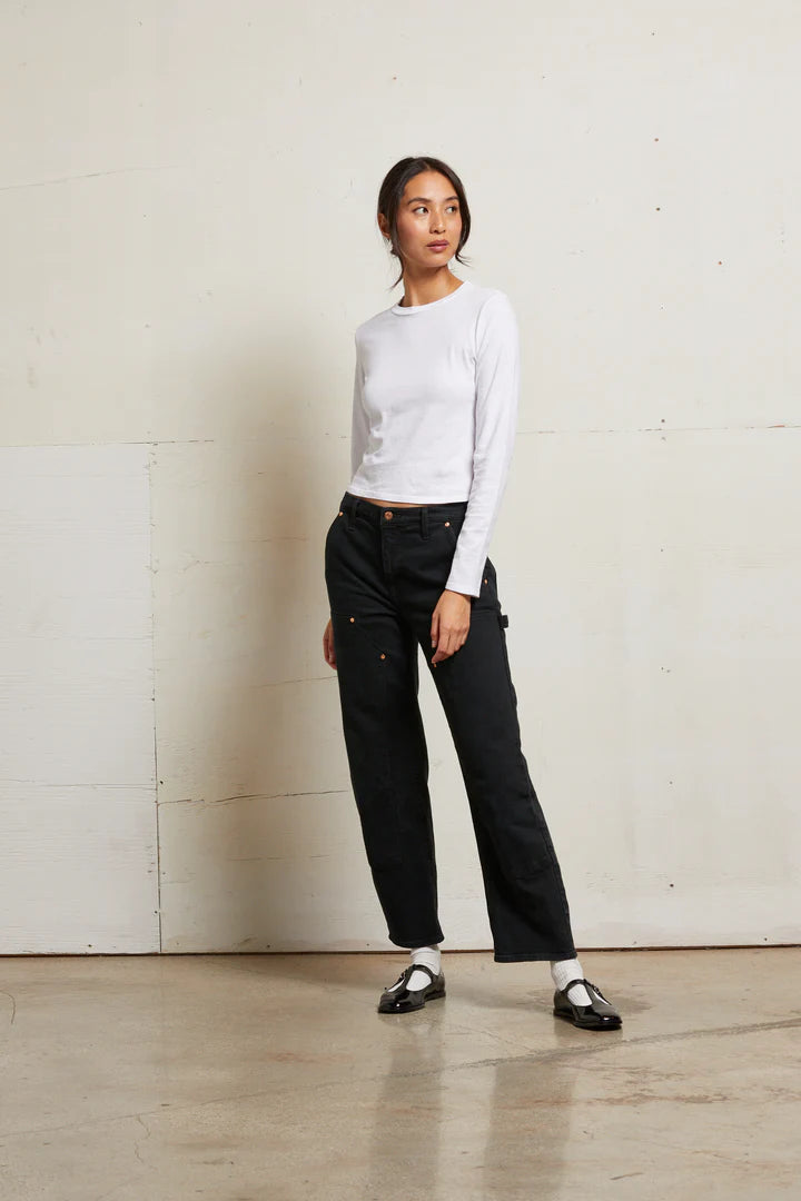 JAMIE RECYCLED COTTON LS CREW