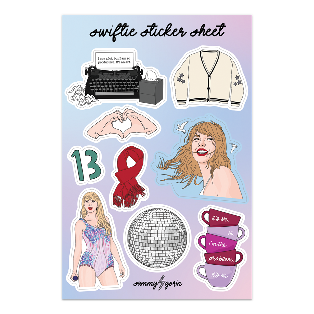 SWIFTIE STICKER SHEET