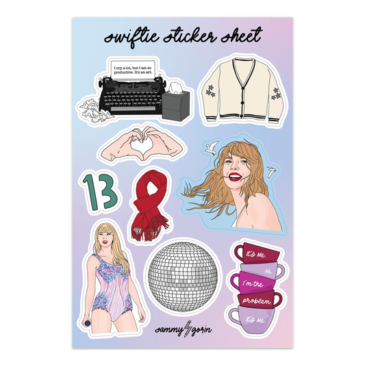 SWIFTIE STICKER SHEET