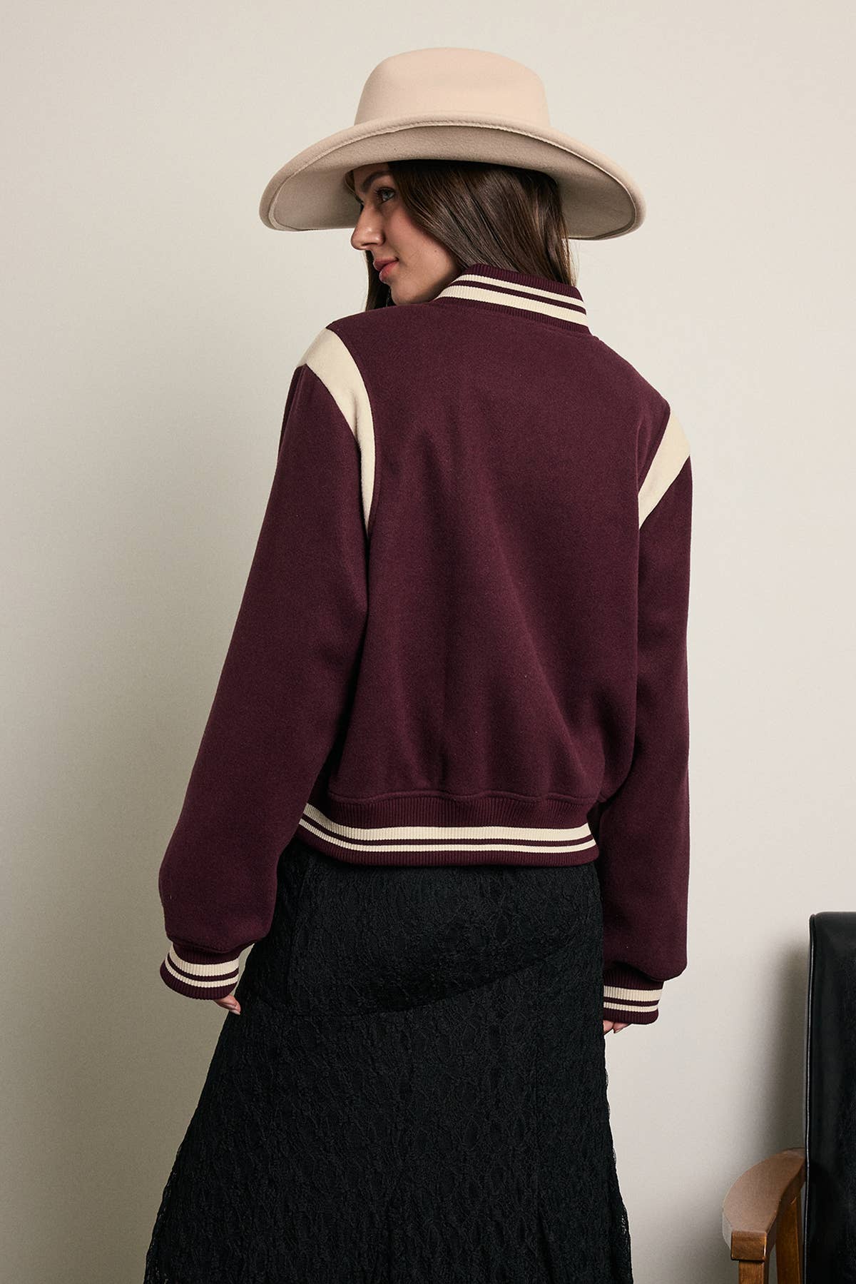 VINTAGE VARSITY BOMBER JACKET