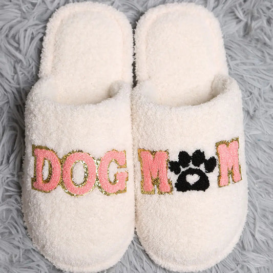 DOG MOM SLIPPERS