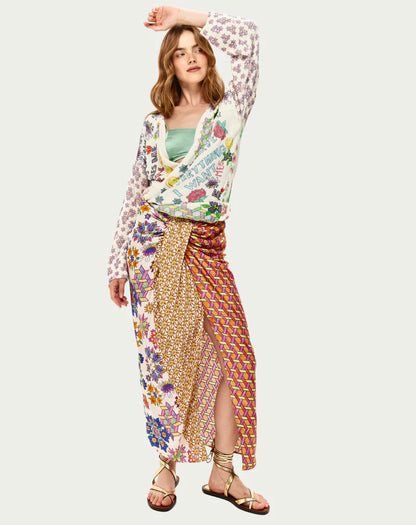 MARKERS LUNA TIE FRONT SKIRT