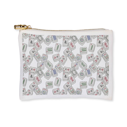 Jumbo Flat Zip Mahjong Tile Pouch