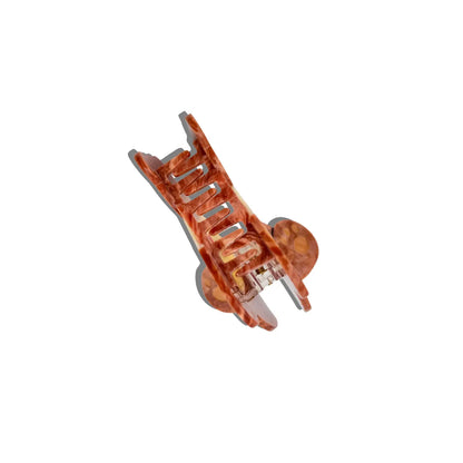 Hand-Painted NY Teddy Bear Hair Claw Clip