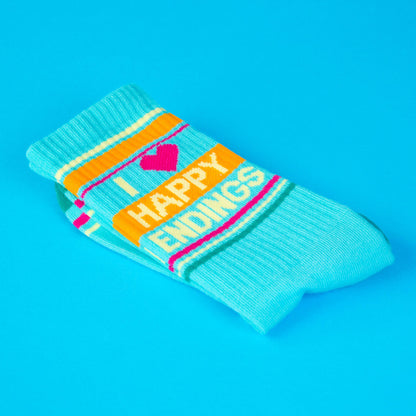 I ❤️ Happy Endings Gym Crew Socks