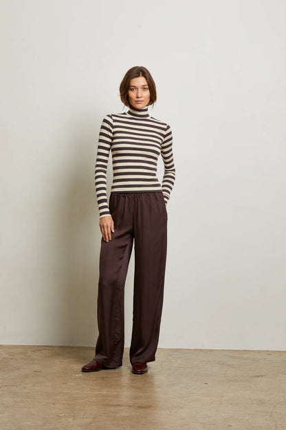 HAYDEN LUXE RIB STRIPE TURTLENECK