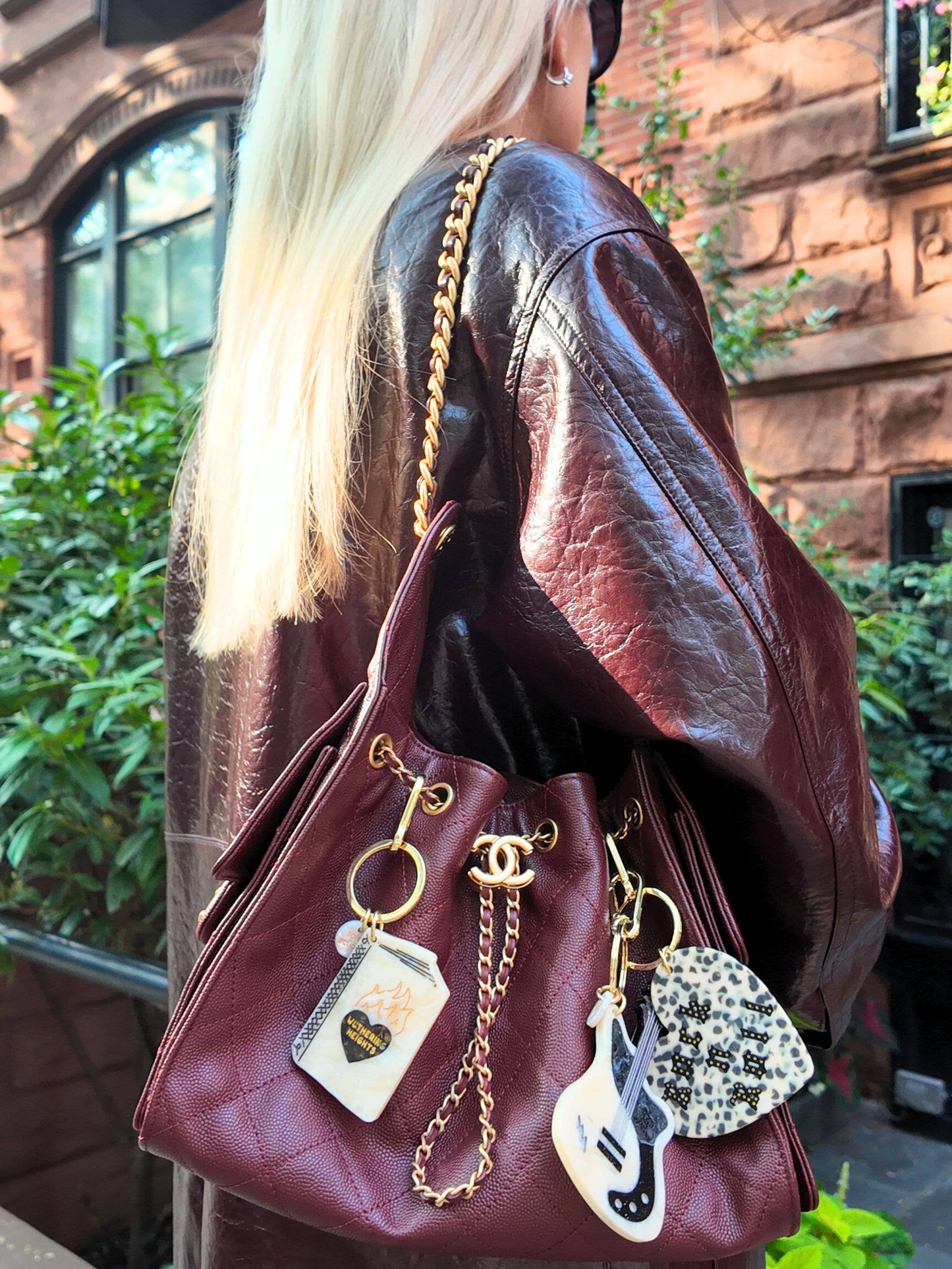 Hand-painted Wuthering Heights Bag Charm + Keychain