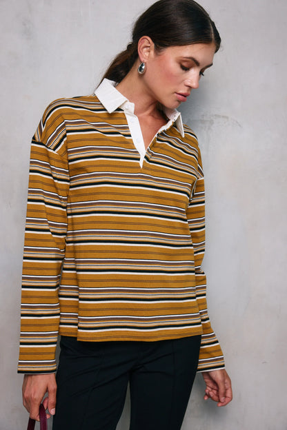 REMIE RUGBY STRIPE SHIRT