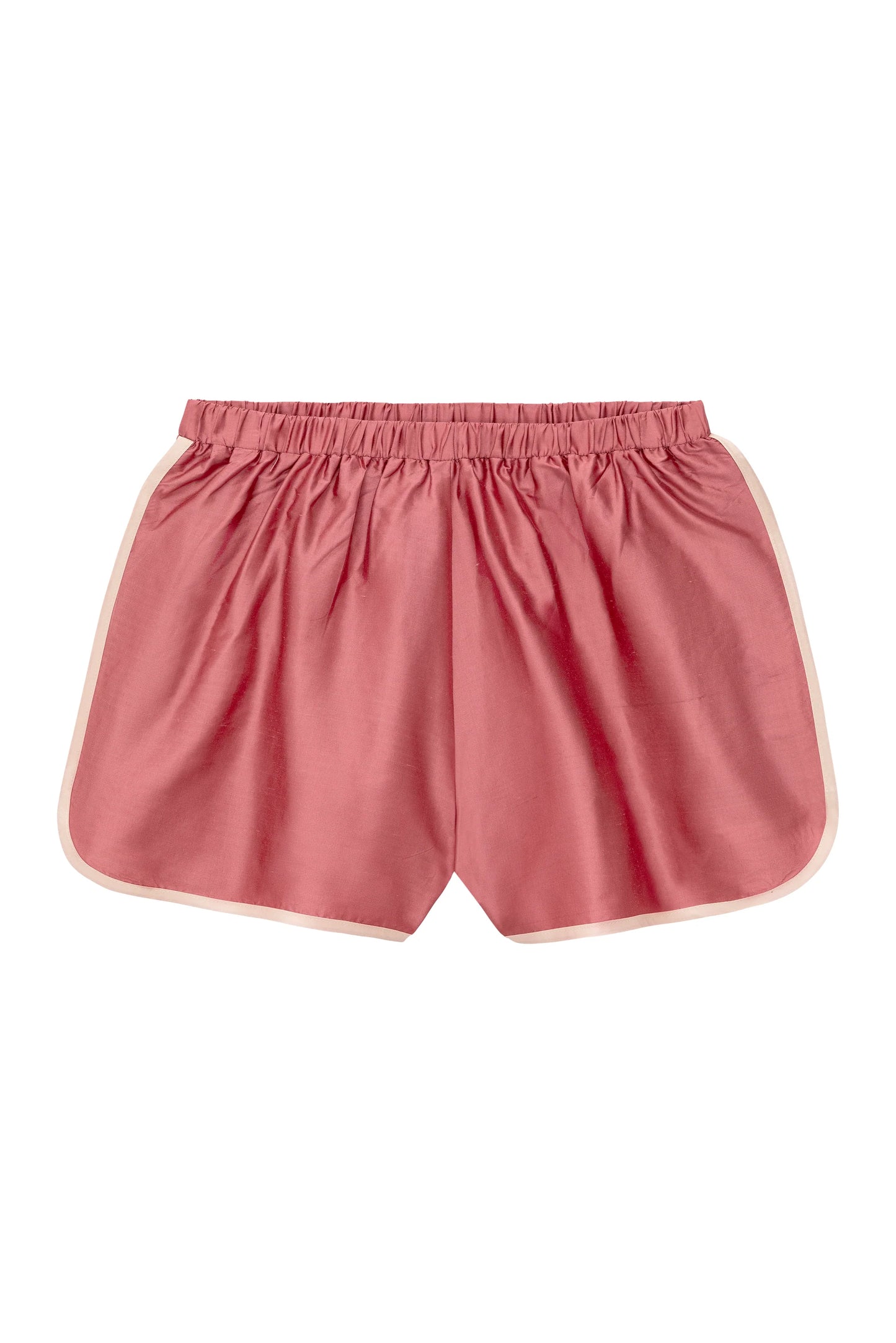 RHUBARB TAFFETA RACER STRIPE SHORT