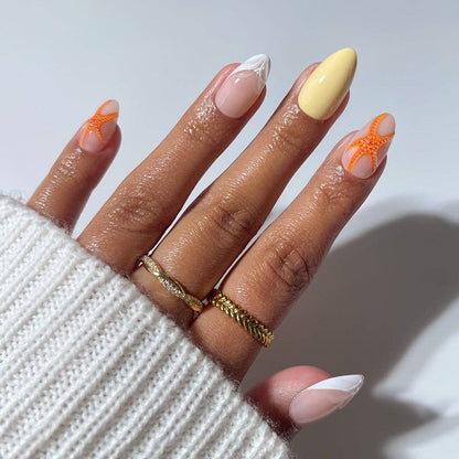 Sunset Tide Press-On Nails