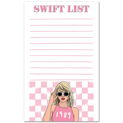 SWIFTIE LIST NOTEPAD