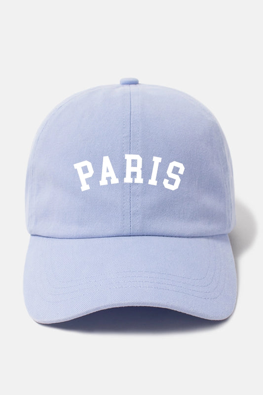 PARIS EMBROIDERED HAT