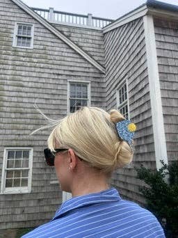 Pickleball Paddle Claw Hair Clip