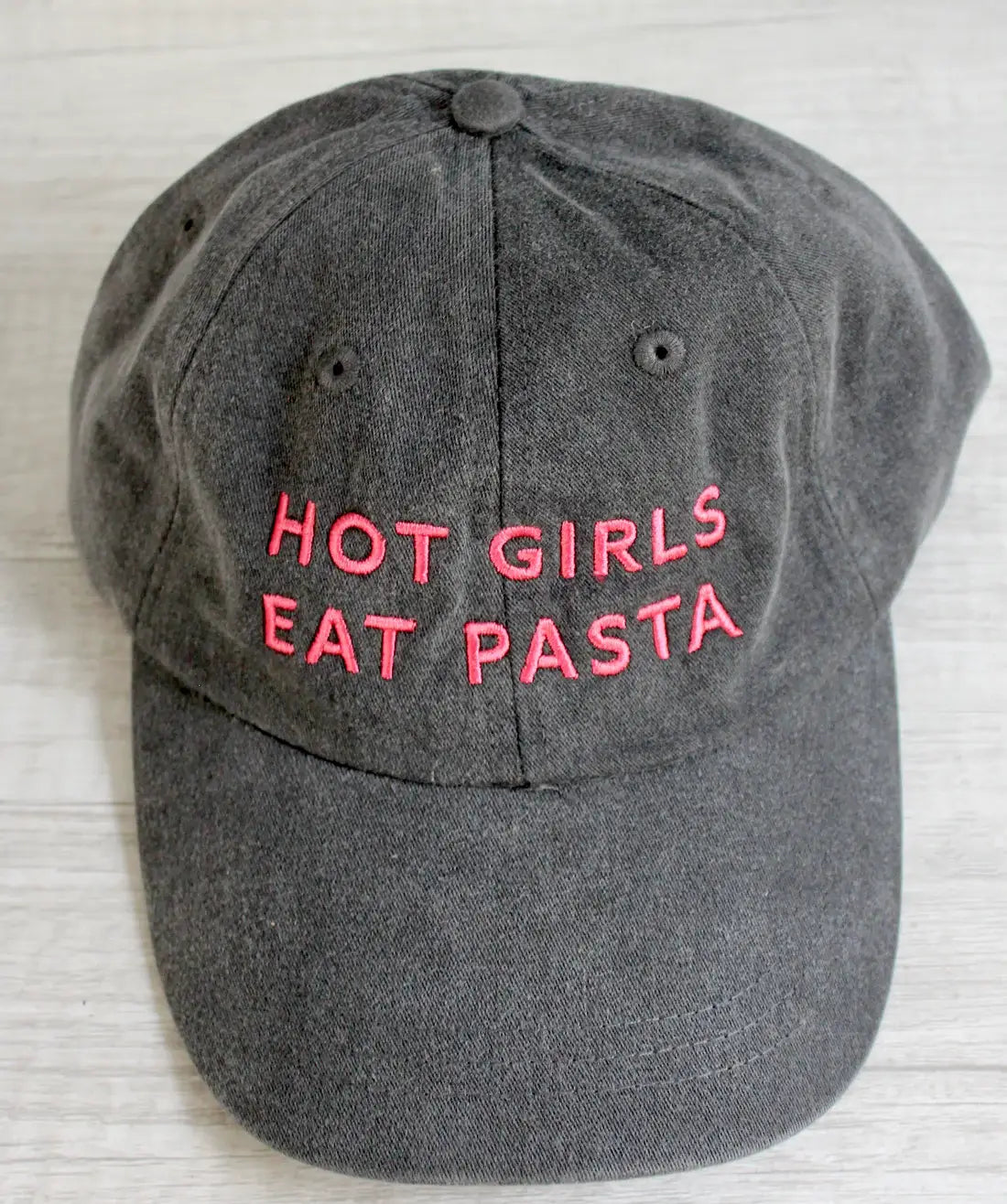 HOT GIRLS EAT PASTA BASEBALL HAT