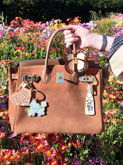 Hand-painted Boho Monarch Claw Hair Clip | Eco-Friendly