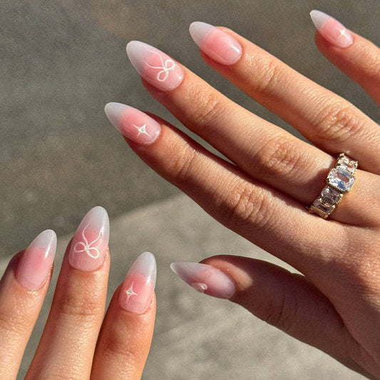 Lovers Knot Press on Nails