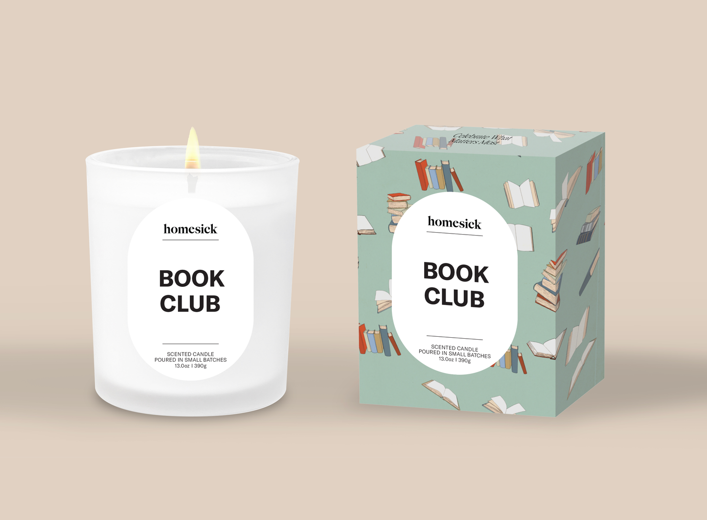 Book Club Candle