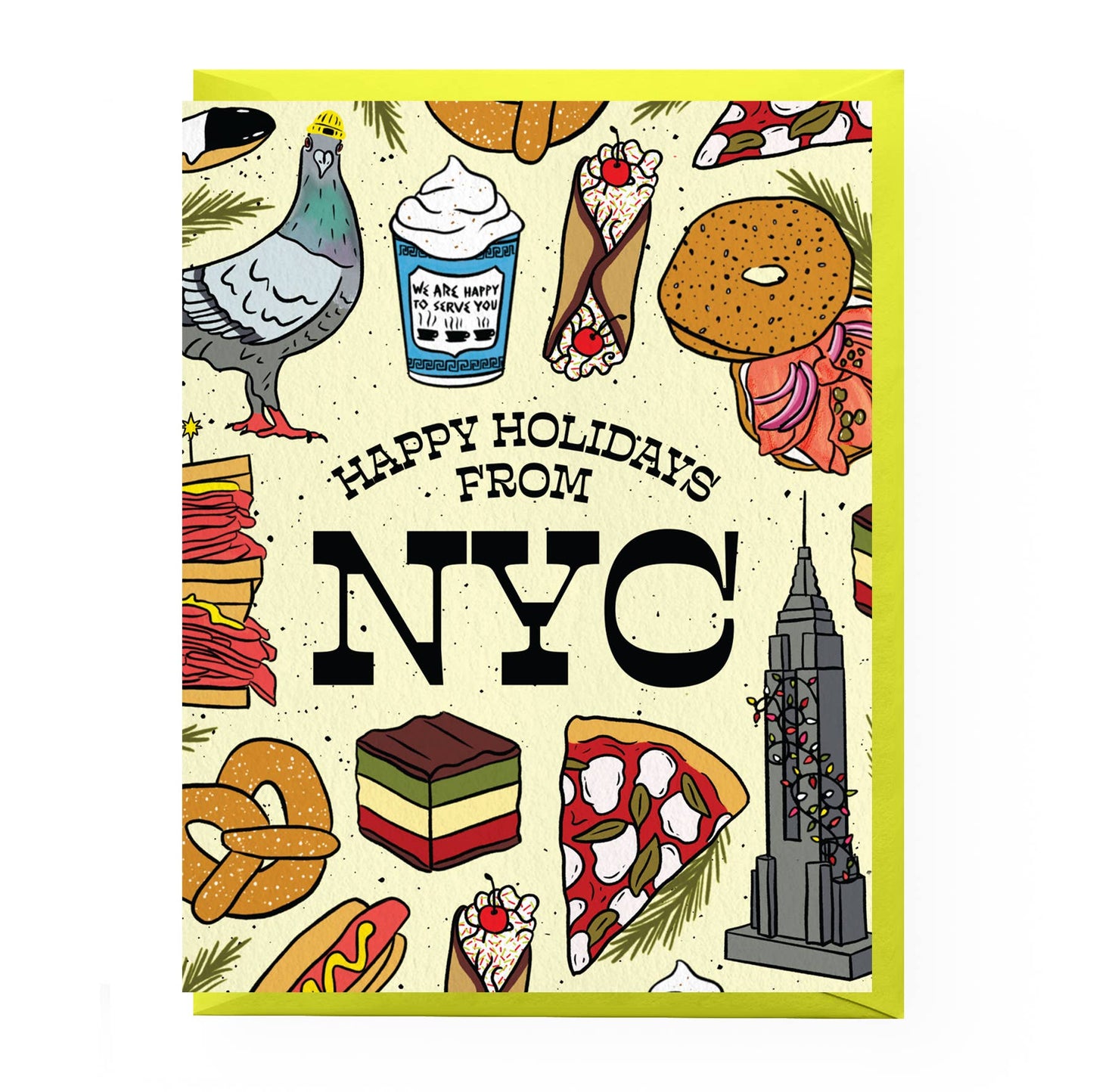 Happy Holidays from New York Card