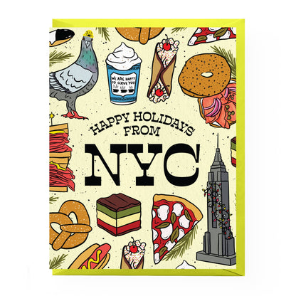 Happy Holidays from New York Card