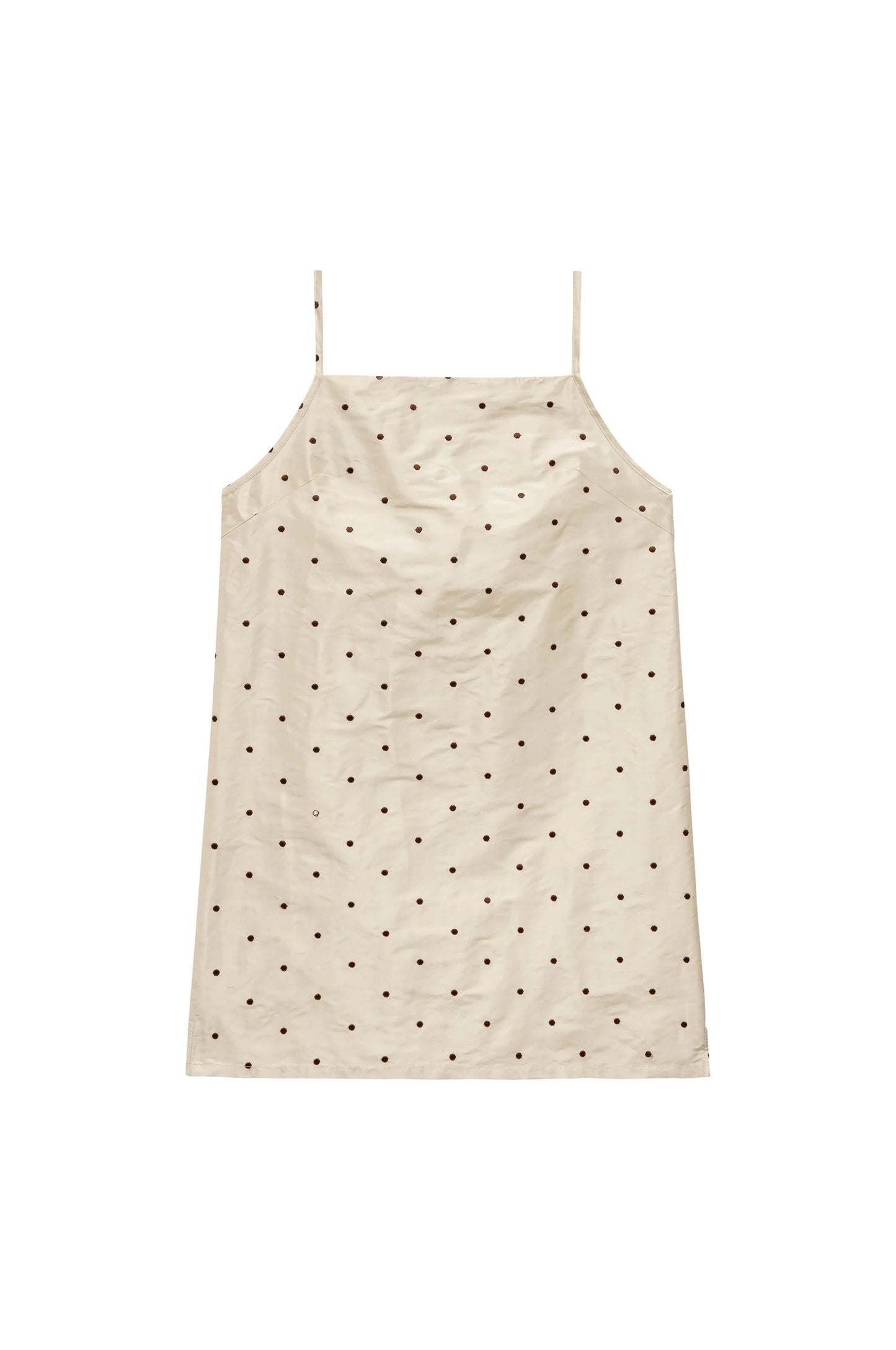 SILK TAFFETA POLKA DOT MINI DRESS