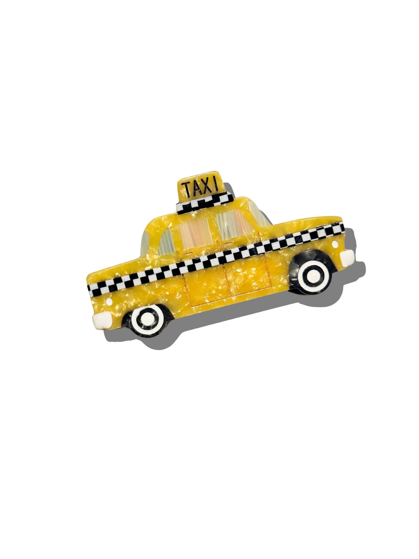YELLOW TAXI HAIR CLIP