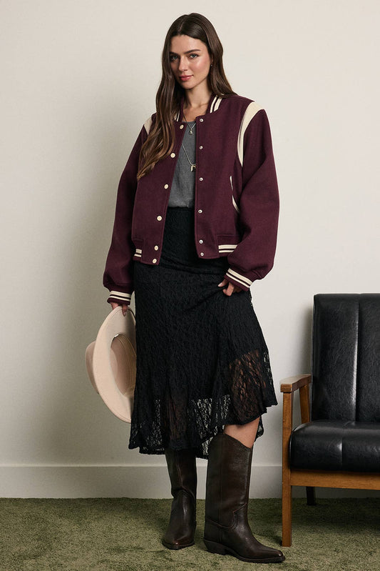VINTAGE VARSITY BOMBER JACKET