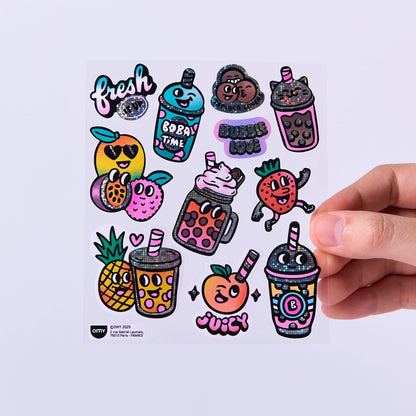 STICKER BIG BUBBLE TEA
