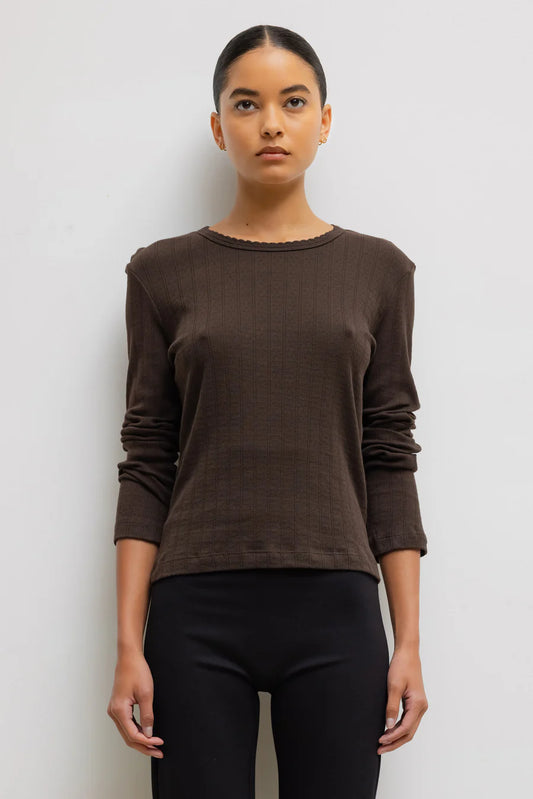 POINTELLE SLIM FIT LONG SLEEVE