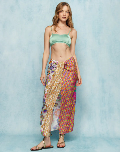 MARKERS LUNA TIE FRONT SKIRT