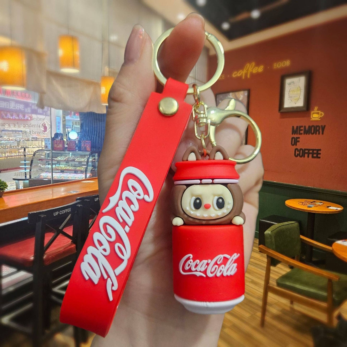 LABUBU COLA KEYCHAIN