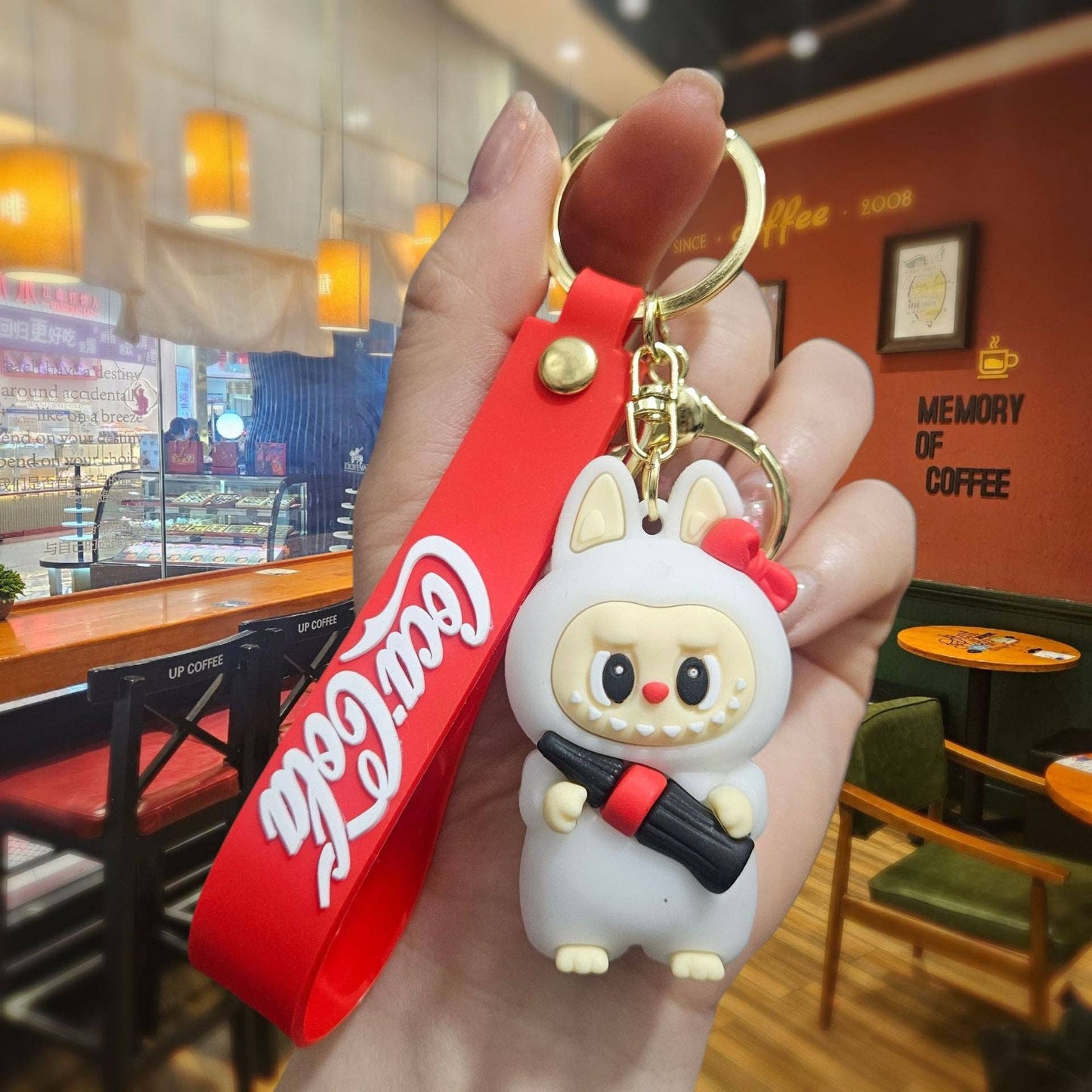 LABUBU COLA KEYCHAIN