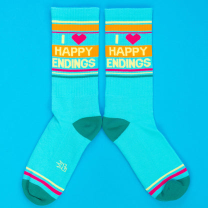 I ❤️ Happy Endings Gym Crew Socks