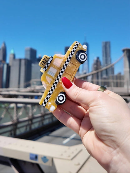 YELLOW TAXI HAIR CLIP