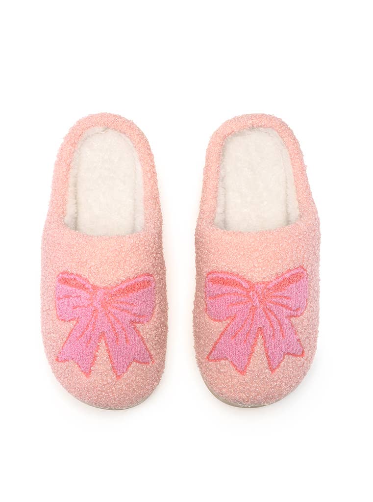 PRETTY BOWS SLIPPERS