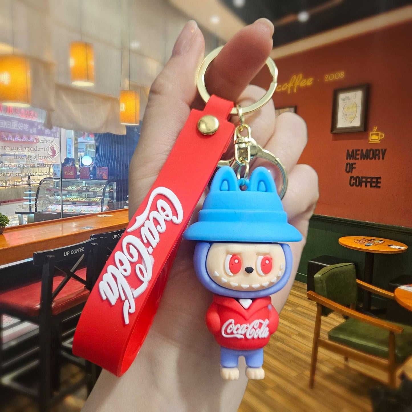 LABUBU COLA KEYCHAIN