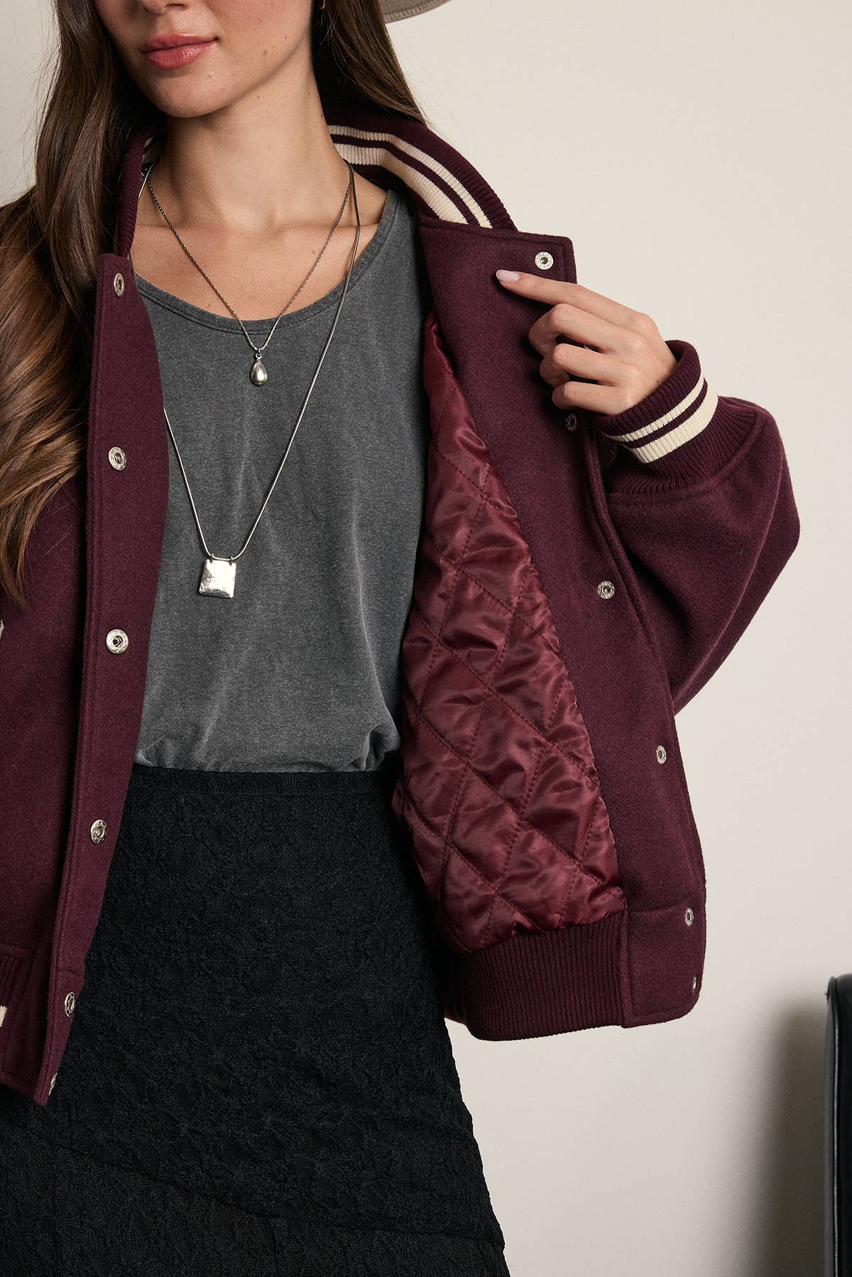 VINTAGE VARSITY BOMBER JACKET