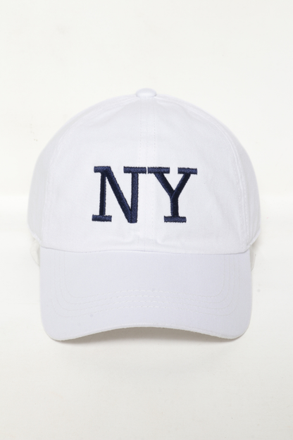 NY Embroidery Baseball Cap
