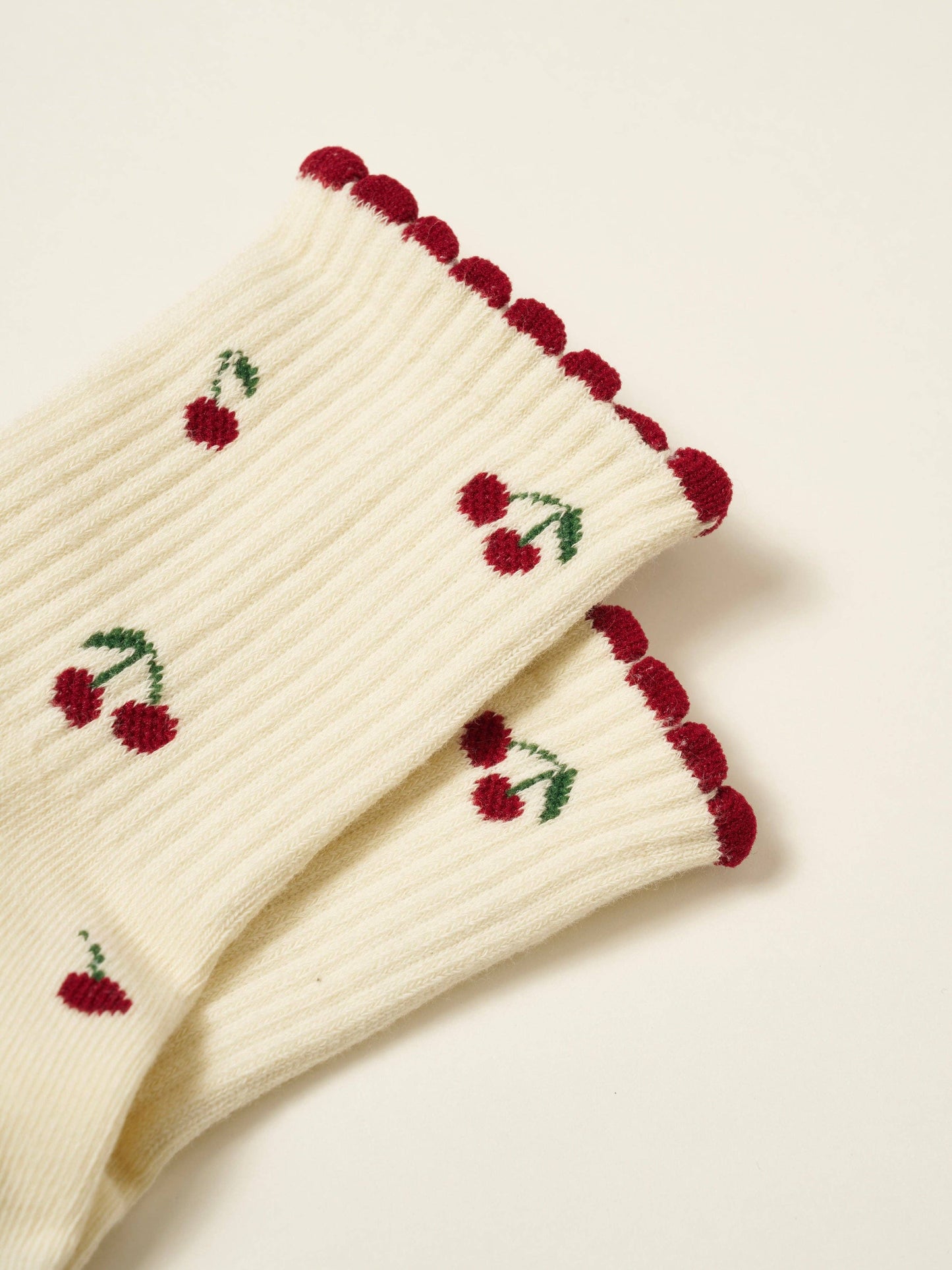 LITTLE CHERRY PILATES GRIP SOCKS