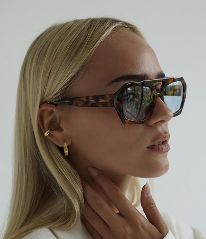 HEXAGON AVIATOR SUNGLASSES